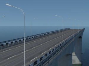 car bridge 3D Модель