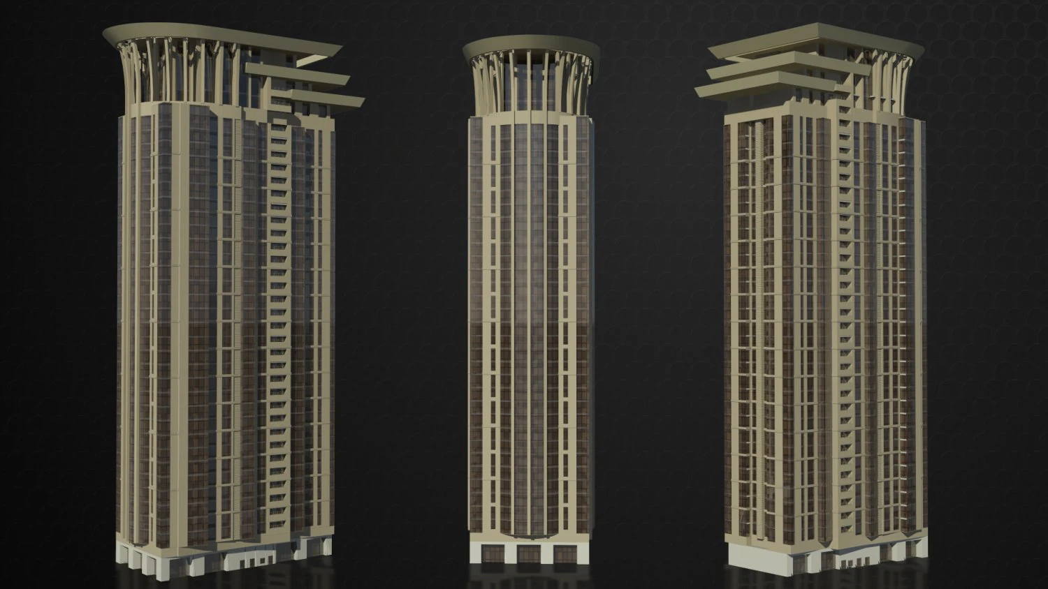 setun building 3D Model .c4d .max .obj .3ds .fbx .stl .blend 