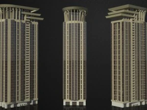 edif&iacute;cio setun Modelo 3D