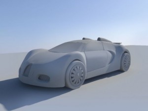bugati car 3D Model