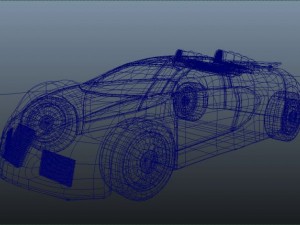 bugati car 3D Model