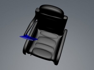 leather seat 3D Model