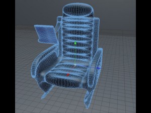 leather seat 3D Model