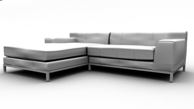 sectional sofa 3D Model .c4d .max .obj .3ds .fbx .stl .blend 