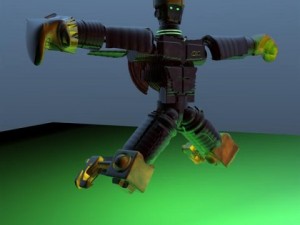 atomrobot from real steel movie 3D Model