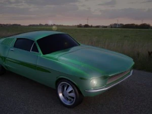 mustanggt 1968 Model 3D