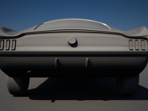mustang gt 1968 3D Model
