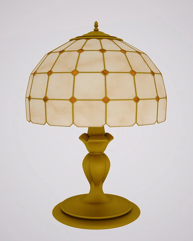 table lamp 3D Model .c4d .max .obj .3ds .fbx .stl .blend 