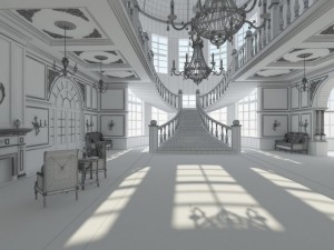 lobby Model 3D