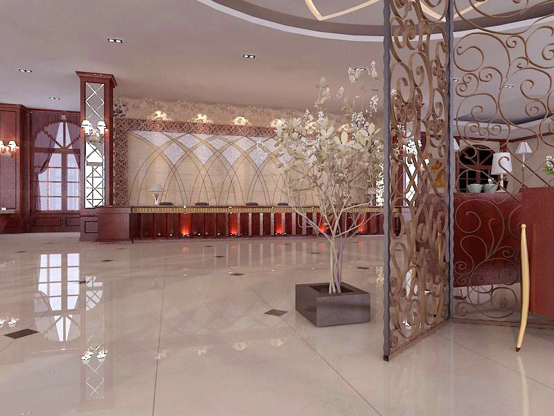 lobby 2 3D Model .c4d .max .obj .3ds .fbx .stl .blend 