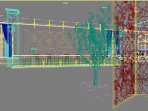 lobby 2 Model 3D