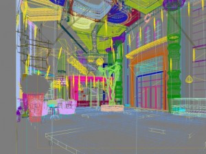 lobby 7 Model 3D