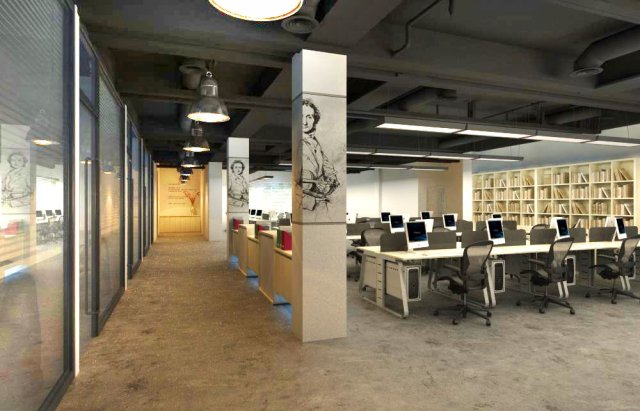 office space 001 3D मॉडल .c4d .max .obj .3ds .fbx .stl .blend
