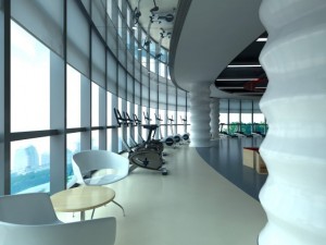 gym space 02 Modello 3D