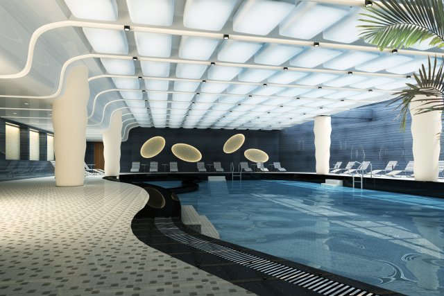 gym space 04 Model 3D .c4d .max .obj .3ds .fbx .stl .blend 