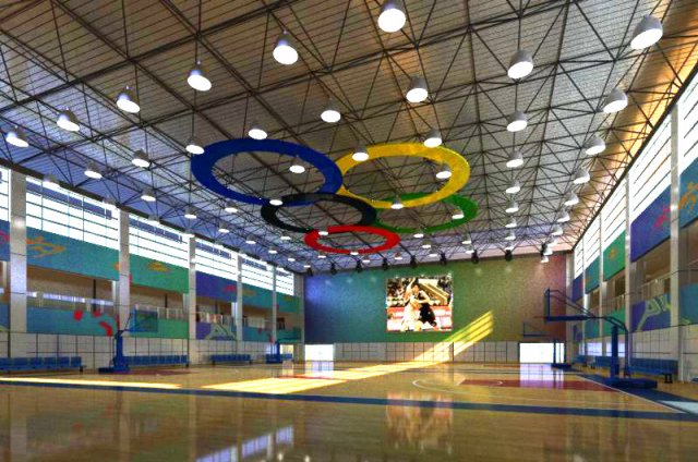 gym space 11 3D 모델 .c4d .max .obj .3ds .fbx .stl .blend 