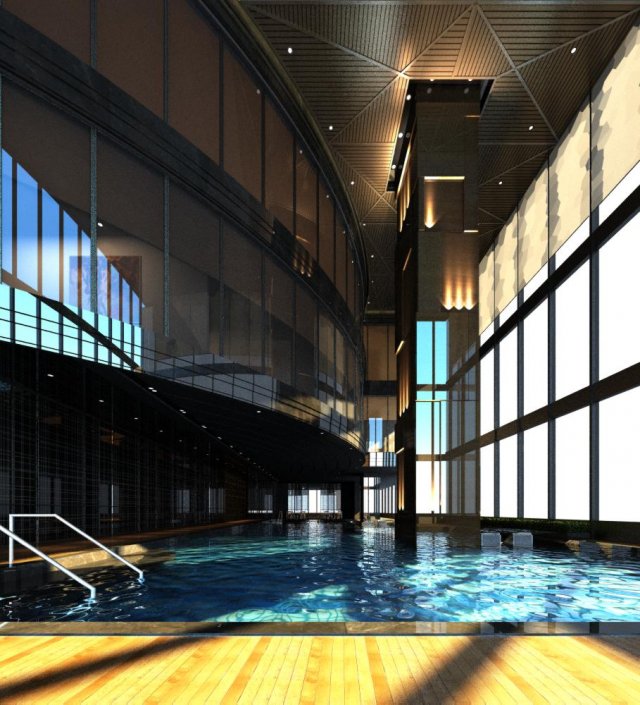 gym space 13 Modèle 3D .c4d .max .obj .3ds .fbx .stl .blend 