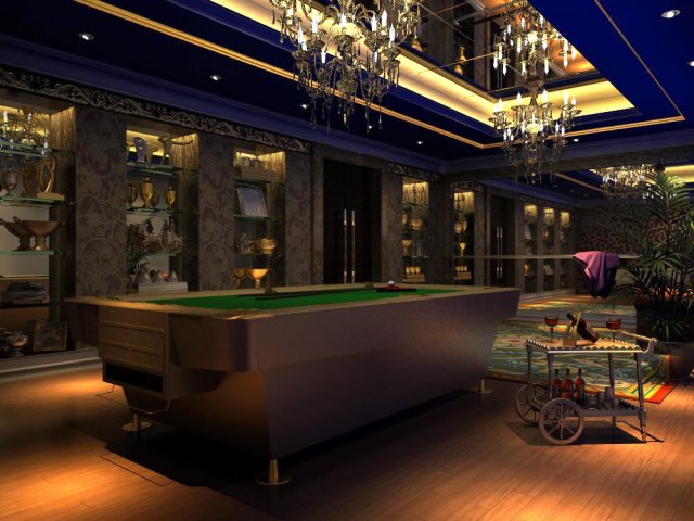 gym space 14 Modelo 3D .c4d .max .obj .3ds .fbx .stl .blend 