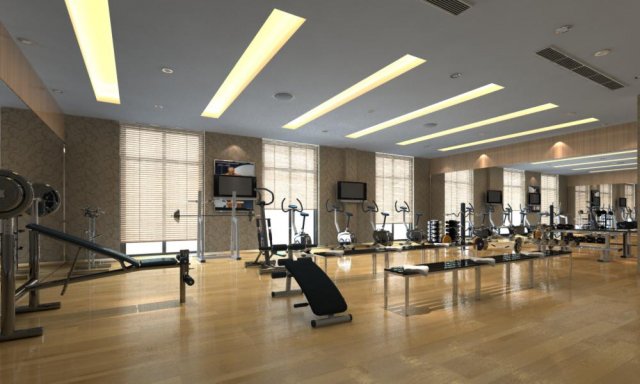 gym space 17 3Dモデル .c4d .max .obj .3ds .fbx .stl .blend 