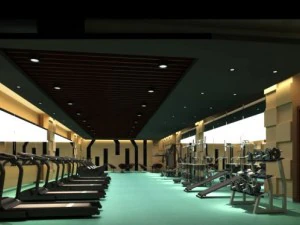 espace gym 18 Modèle 3D