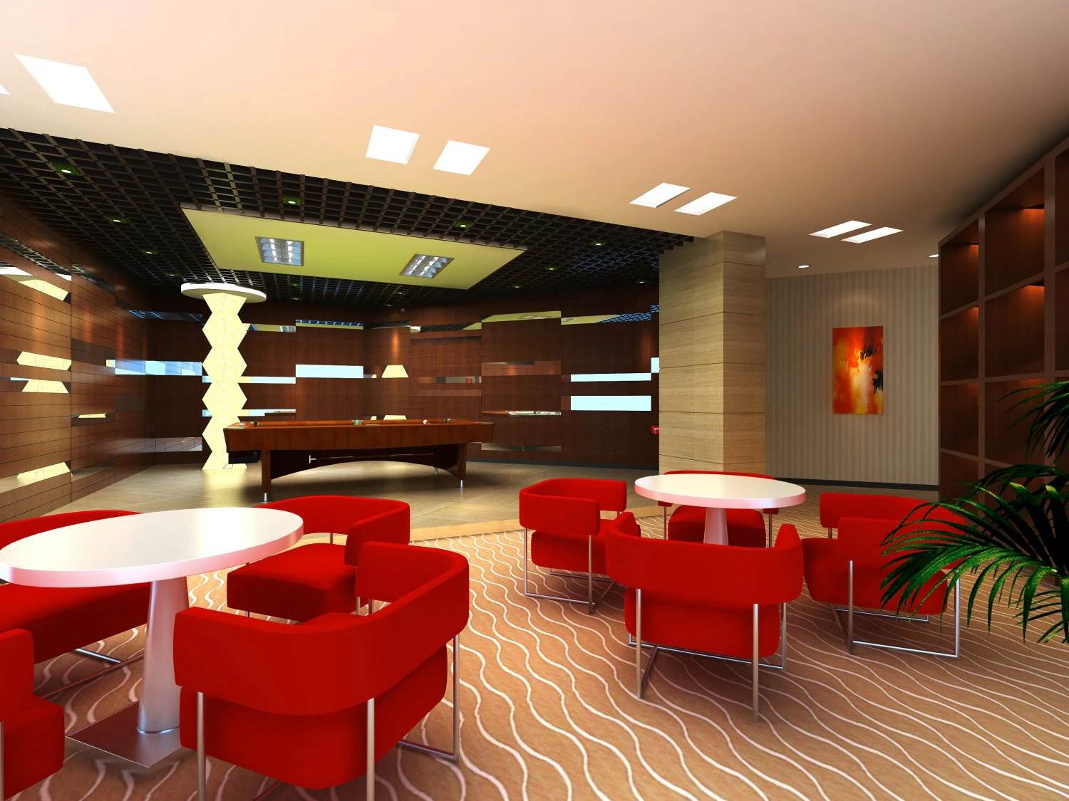 gym space 23 3D Model .c4d .max .obj .3ds .fbx .stl .blend 