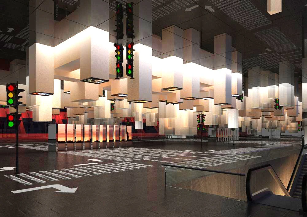 bar space 030 3D Model .c4d .max .obj .3ds .fbx .stl .blend 