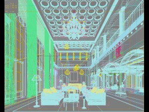 lobby space 108 3Dモデル