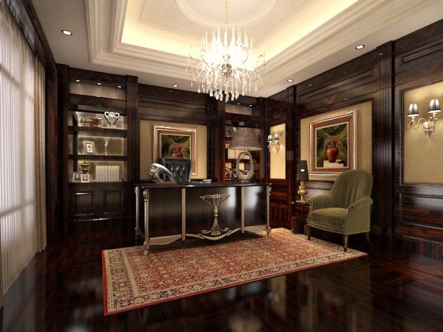 office space 32 Model 3D .c4d .max .obj .3ds .fbx .stl .blend 