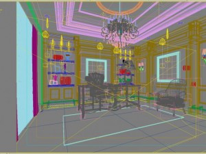 office space 32 Model 3D