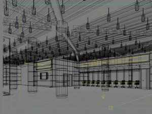 lobby space 130 3D Модель