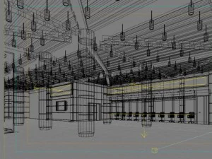 lobby space 130 3D Model