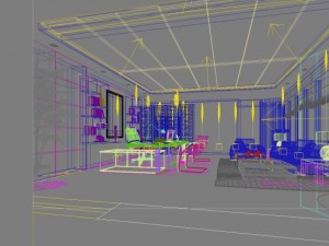 office space 34 Model 3D