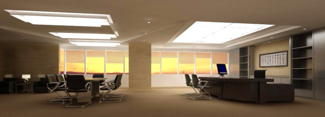 office space 35 Model 3D .c4d .max .obj .3ds .fbx .stl .blend
