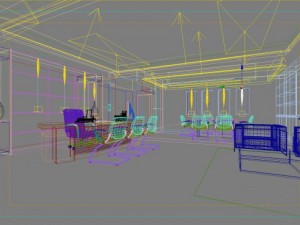 office space 36 Model 3D