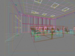 office space 40 3D 모델