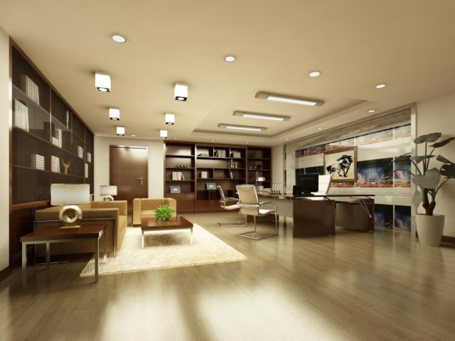 office space 50 3D Модель .c4d .max .obj .3ds .fbx .stl .blend