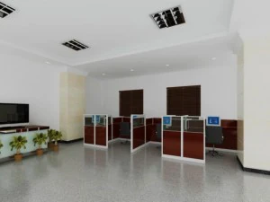 офисное помещение 52 3D Модель