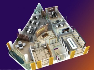 office space 54 3D Model