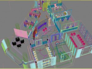 office space 54 Modello 3D