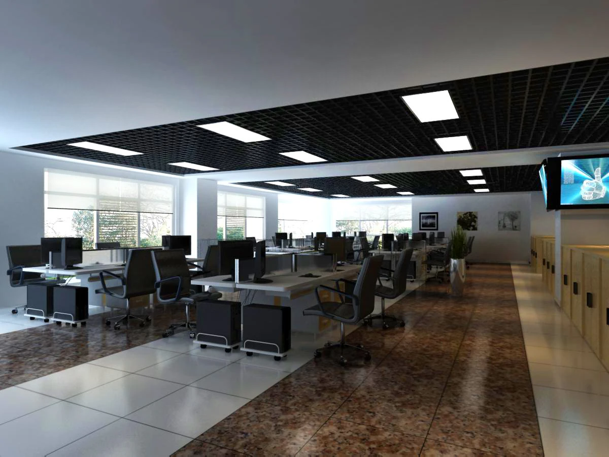 office space 55 3D Model .c4d .max .obj .3ds .fbx .stl .blend