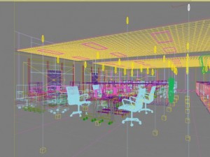 office space 55 Modello 3D