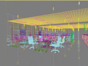 office space 55 3D Model