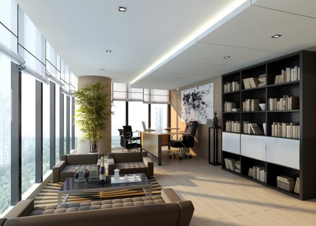 office space 61 3D Model .c4d .max .obj .3ds .fbx .stl .blend