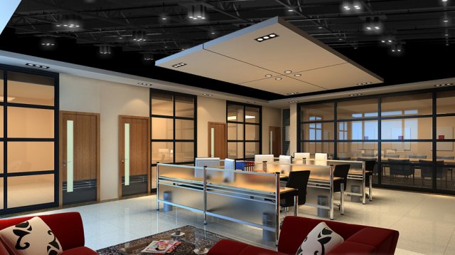 office space 64 Modelo 3D .c4d .max .obj .3ds .fbx .stl .blend 