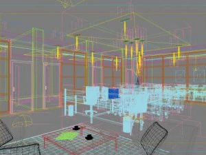 office space 64 3D Model