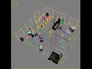 office space 65 3D Model