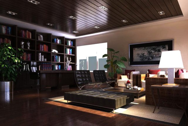 office space 71 3D Модель .c4d .max .obj .3ds .fbx .stl .blend 