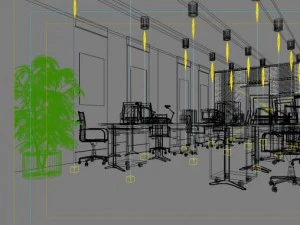 office space 72 3D Model