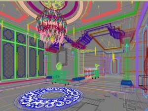 lobby space 107 3D 模型