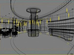 lobby space 131 3D Model